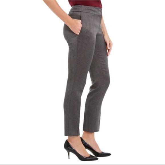 KASPER Herringbone Weave Career Pants - NWT - Size 6 - Picture 2 of 4